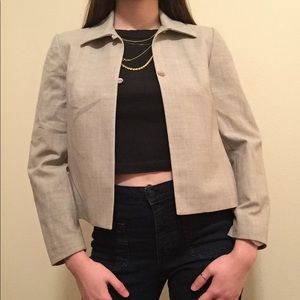Ann Taylor Cropped Blazer